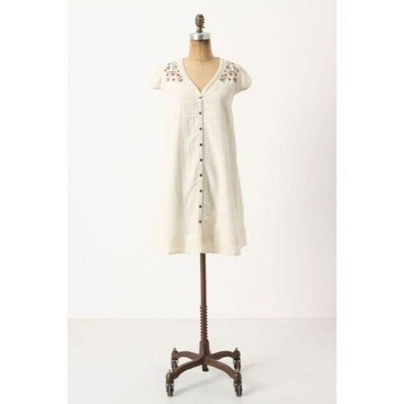 Anthropologie Dresses & Skirts - Anthropologie Meadow Rue Embroidered Wool Dress Size 0